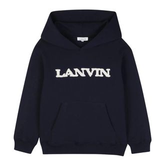 Lanvin Jumpers - male - Lanvin - Kids Sweatshirts - Blue - 4 Y - Kids