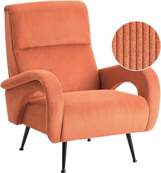 Beliani Sill&oacute;n Pana Naranja