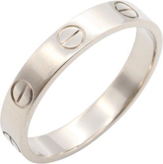Cartier Silver White Gold (18K) Band Ring (Pre-Owned)