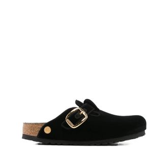 Birkenstock Boston Big Buckle - Dames - Slip ons - Zwart - 36 EU - Schoenen