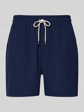 Ralph Lauren Badehose mit elastischem Bund und Label-Stitching in Marine, Gr&ouml;&szlig;e S