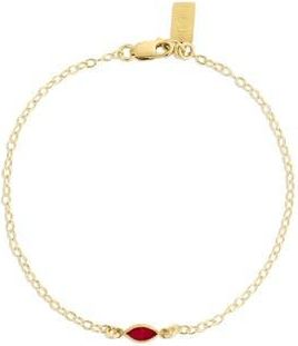 Set & Stones Marquise Birthstone Bracelet in Gold /January at Nordstrom