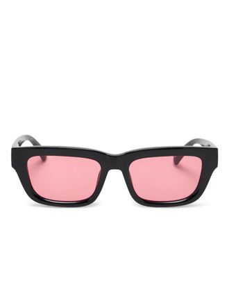 Le Specs Le Castle rectangle-frame sunglasses - Black