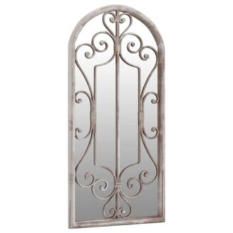 Berkfield Home Mirror Sand 100x45 cm Iron for Indoor Use in Beige