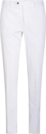 Pantaloni Torino button trousers - White