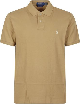 Polo Ralph Lauren Polo shirt met korte mouwen - Heren - Polos - Bruin - XL - Tops