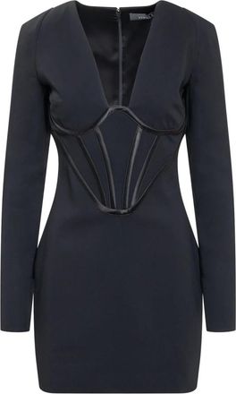 Versace Dag korte jurk - Dames - Korte kleedjes - Zwart - M - Kleedjes