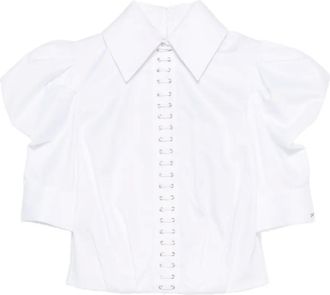 Elisabetta Franchi Camicia Balloon - Bianco