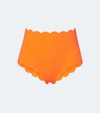 Marysia Swim Santa Monica scalloped bikini bottoms