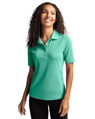 Cutter & Buck Virtue Eco Pique Recycled Womens Polo Shirt