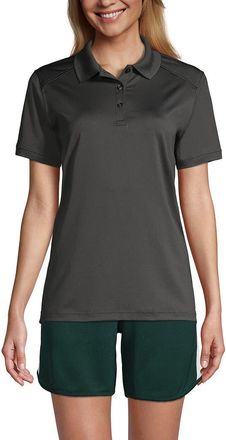 Lands End School Uniform Young Short Sleeve Rapid Dry Polo Shirt in Soapstone at Nordstrom, Size X-Large