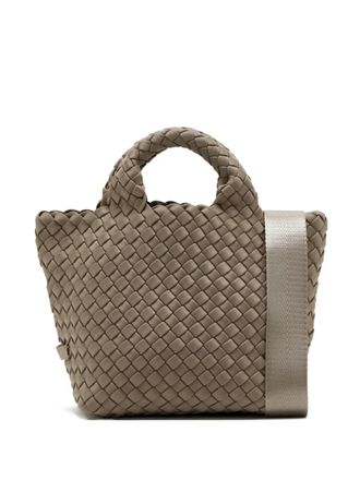 Naghedi Borsa tote St. Barths piccola con design intrecciato - Toni neutri