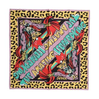 Dolce & Gabbana Cartoon Print Vierkante Foulard Sjaal - Heren - Sjaals - Veelkleurig - ONE Size - Accessoires