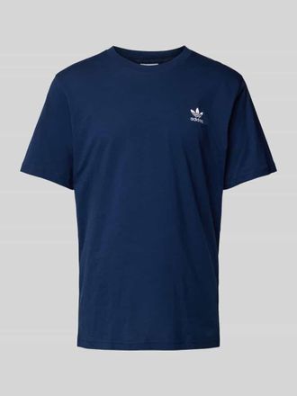 adidas Originals T-Shirt mit Logo-Stitching in Marine, Gr&ouml;&szlig;e XXL
