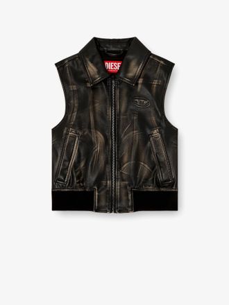 Diesel Giubbino smanicato G-Inko in eco-pelle - DIESEL - gender_Woman