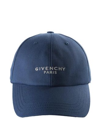 Givenchy logo-embroidered baseball cap - Blu