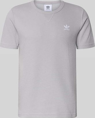 adidas Originals Regular Fit T-Shirt mit Baumwoll-Anteil in Hellgrau, Gr&ouml;&szlig;e XXL