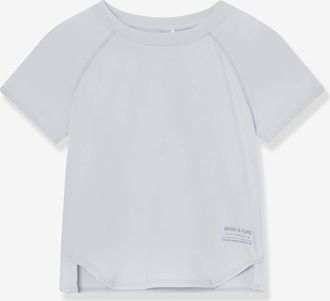 MINI A TURE Kinder Funktionsshirt MATBJERGI mit K&uuml;hleffekt MINI A TURE hellblau