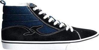Trussardi Jeans Sneakers - Heren - Schoenen - Blauw - Maat: 42 EU Leer