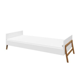 OEM Lit 90x200 Sommier Inclus Bellamy Lotta Blanc