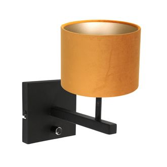 Steinhauer Steinhauer - Aplique De Pared - Stang - Negro - Metal Velours
