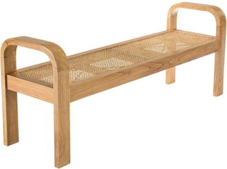 Macabane Sillón de tela naranja con patas de metal negro