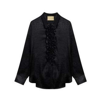 Momoni Donna, Camicette, Nero, L, new