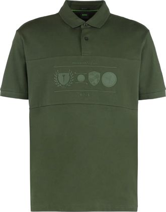BOSS Polo con stampa - Verde