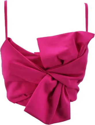 P.A.R.O.S.H. P.a.r.o.s.h., Tops, Dames, Roze, S, Parosh Shirts Fuchsia