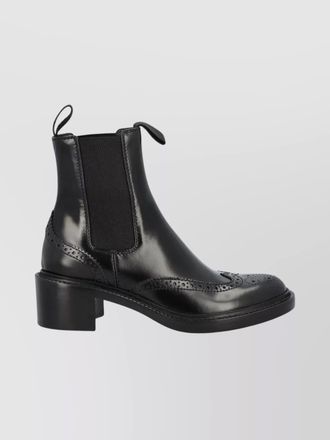 Saint Laurent leather chelsea boots