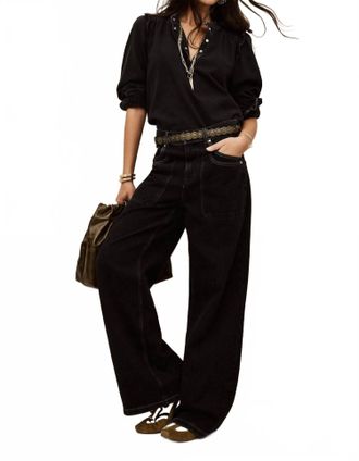 BA&SH Womens Mio Top In Blackstone