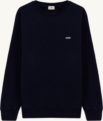 Autry EMBROIDERED LOGO CREWNECK SWEATSHIRT MAN