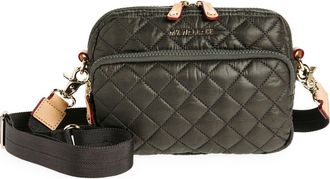 MZ Wallace Small Metro Quilted Nylon Camera Bag in Magnet at Nordstrom