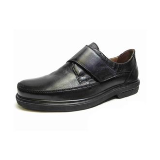 Sioux Lage schoen - Heren - Schoenen - Zwart - Maat: 44 1/2 EU Leer