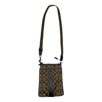 Coach Borsa a spalla in tessuto Pre-owned - - Pre-owned - Donna - Marrone - ONE SIZE