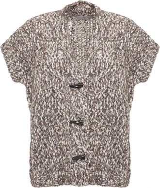 D.exterior Chaleco de Lana - Knitwear - Mujer - Beige - S