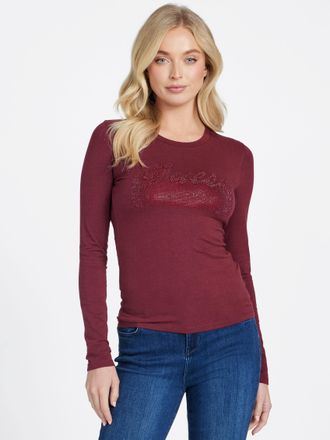 Guess Kyanna Logo Long-Sleeve Tee