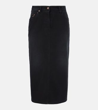Prada Denim midi skirt