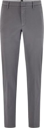 HUGO BOSS Kaito 1 Chino - Heren - Chinos - Grijs - 4XL - Katoen - Broeken