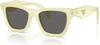 Prada Grey Square Ladies Sunglasses PR C07S 21G08Z 51