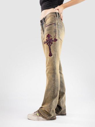 Ninth Hall Alyssia Burn Jeans blauw