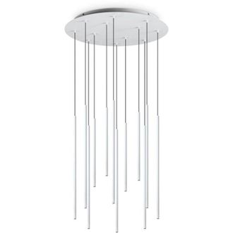Ideal Lux Ideal Lux - Filo led 12 Light Cluster Pendant Ceiling Light White 2700K