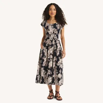 Nautica Womens Printed Dress