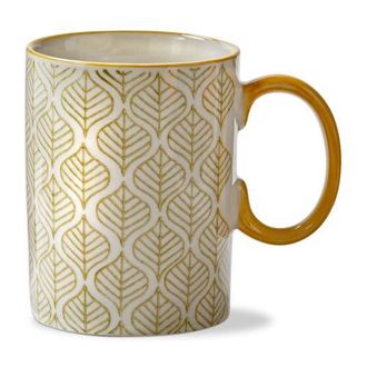 Tag Stamped Leaf Mug Multi Stoneware Everyday in Gold at Nordstrom