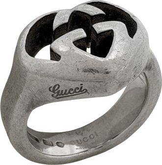 Gucci Silver Silver 925 Band Ring (Pre-Owned)