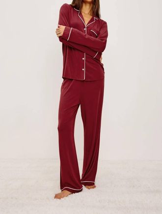 Rails Varra Pajama Set In Cabernet