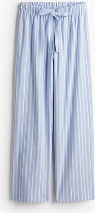 H&M Schlafhose aus Flanell - Blue