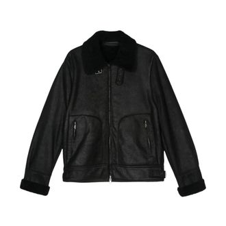 Salvatore Santoro Jassen, Heren, Zwart, L, Zwarte Stijlvolle Jassen