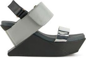 United Nude Delta Wedge Sandal in Steel at Nordstrom, Size 40
