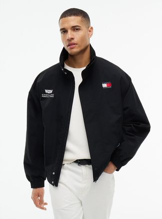 Tommy Hilfiger Mens Tommy x Cadillac F1 Team Back Flag Jacket - Black - XL